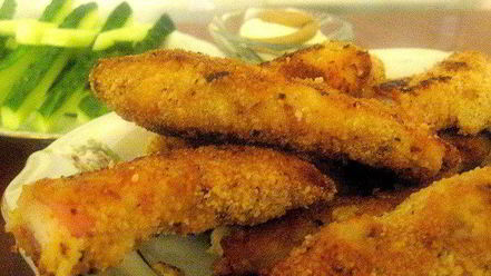 Рецепт куриных палочек в беконе