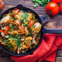 Рецепт Курицы на сковороде по-абхазски