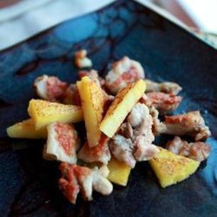 Рецепт Курицы с ананасами жареная