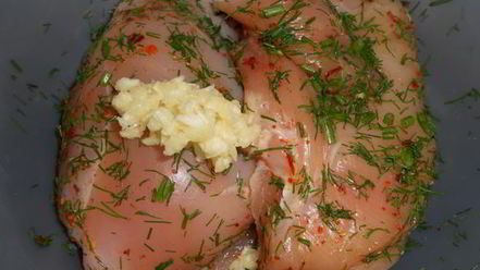 Рецепт курицы с яичным соусом