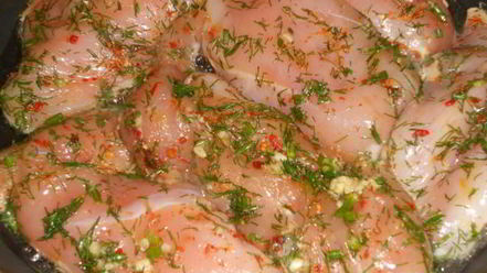 Рецепт курицы с яичным соусом