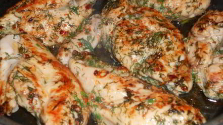 Рецепт курицы с яичным соусом