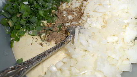 Рецепт курицы с яичным соусом