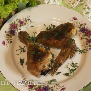 Рецепт Курицы в духовке под соусом