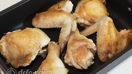 Рецепт курицы в духовке под соусом