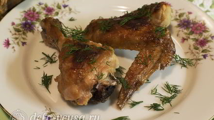 Рецепт курицы в духовке под соусом