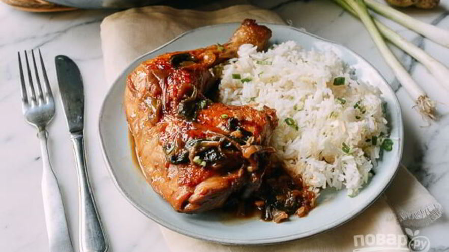 Рецепт курицы в устричном соусе