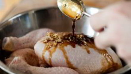 Рецепт курицы, запеченой в воке целиком