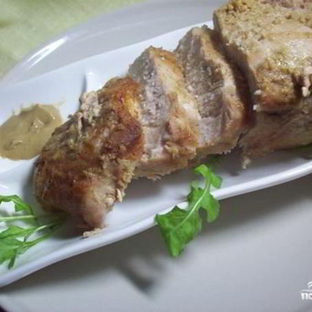 Рецепт Мяса с горчицей в духовке