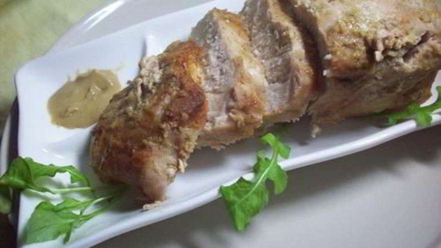 Рецепт мяса с горчицей в духовке