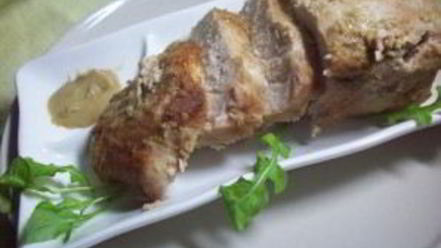 Рецепт мяса с горчицей в духовке