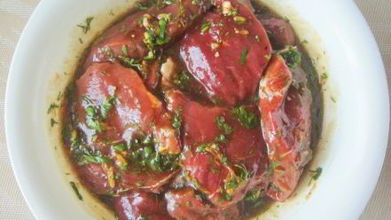 Рецепт пряной говядины на углях