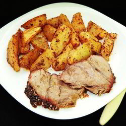 Рецепт Рульки с картофелем по-царски