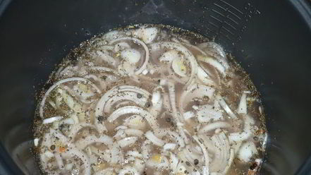 Рецепт свинины на старый новый год с овощами гриль и чечевицей