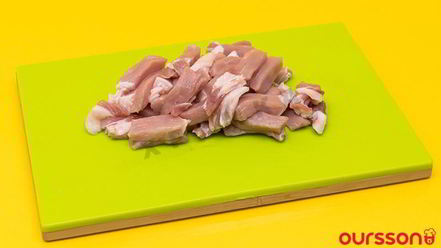 Рецепт свинины обжаренной в шампиньонах со сливками