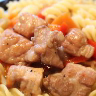 Рецепт Свинины с овощами в вине