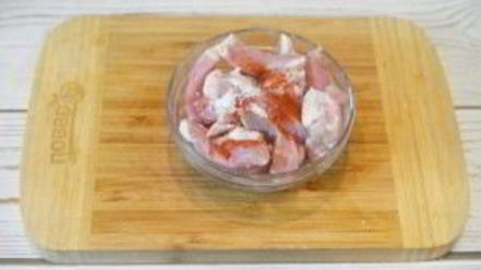 Рецепт свинины с паприкой