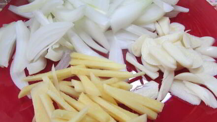 Рецепт свинины в имбирной заправке