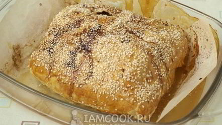 Рецепт свинины в тесте, запеченная в духовке