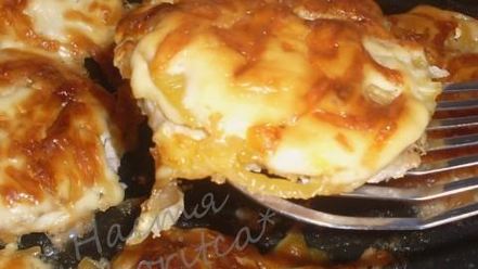 Рецепт свиных отбивных под ананасовой шубой