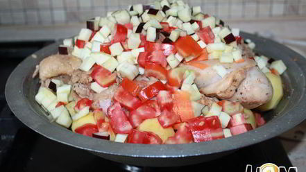 Рецепт тажина курица с овощами