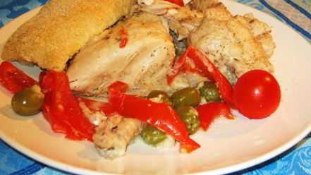 Рецепт цыпленка в хлебном тесте