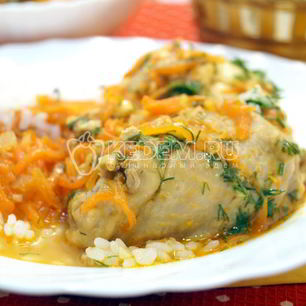 Рецепт Тушеной курицы