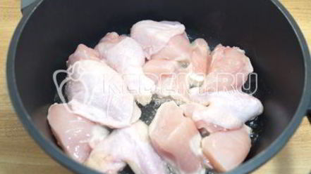 Рецепт тушеной курицы