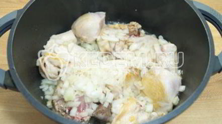 Рецепт тушеной курицы