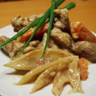 Рецепт Тушеной телятины с грибами