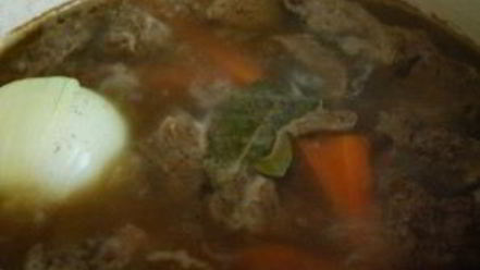 Рецепт тушеной телятины с грибами