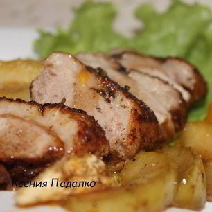 Рецепт Утки с бальзамиком и фруктами