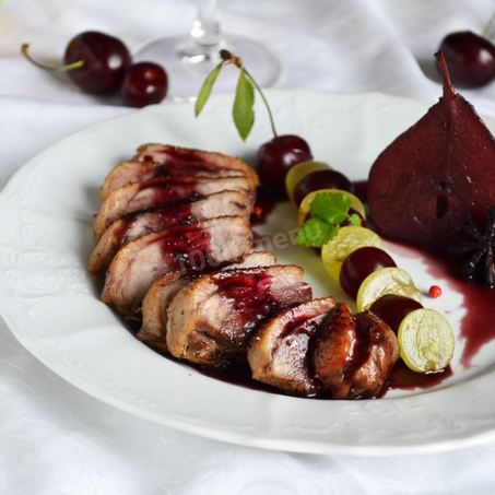 Рецепт Утки с грушей