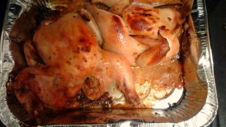 Рецепт запеченных цыплят в горчичном маринаде с кленовым сиропом