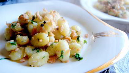 Рецепт Ньокков с семгой