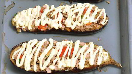 Рецепт баклажанов, фаршированных мясом
