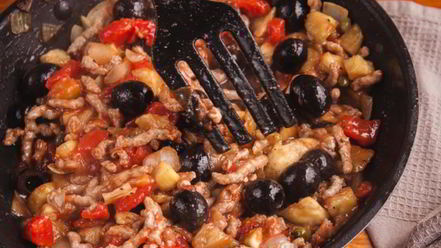 Рецепт баклажанов, фаршированных рубленой говядиной и каперсами