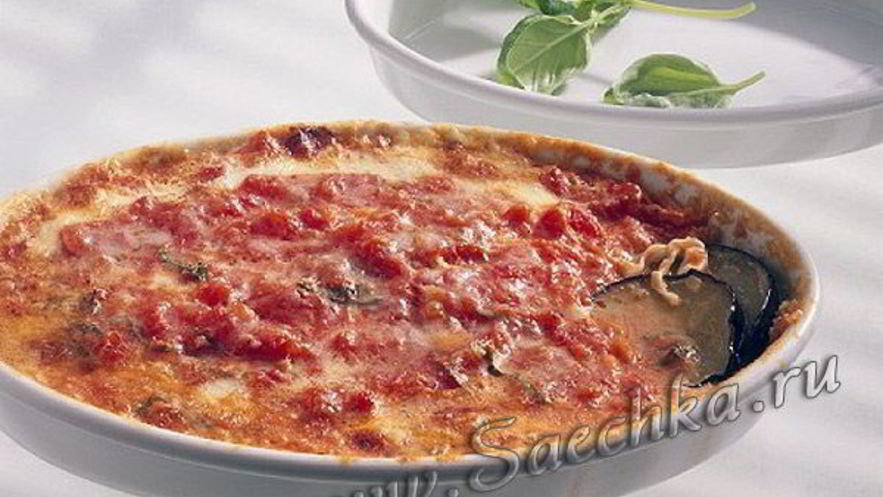 Рецепт баклажанов с мясом слоями