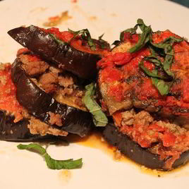 Рецепт Баклажанов со свининой