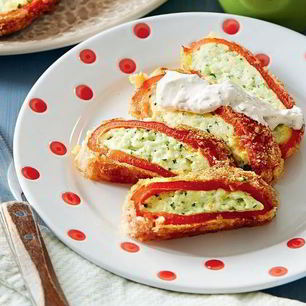 Рецепт Чушки бюрек — перца, фаршированного брынзой