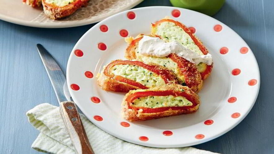 Рецепт чушки бюрек — перца, фаршированного брынзой