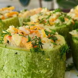 Рецепт Фаршированных кабачков по-монастырски