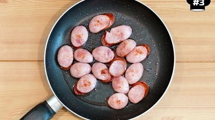 Рецепт фасоли прето с копчеными колбасками