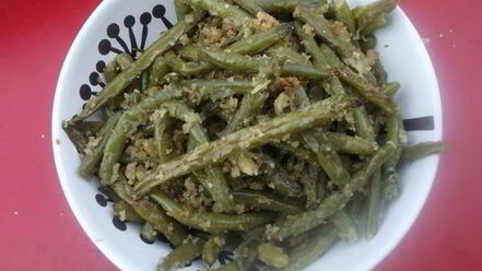 Рецепт фасоли спаржевой, стручковой панированной