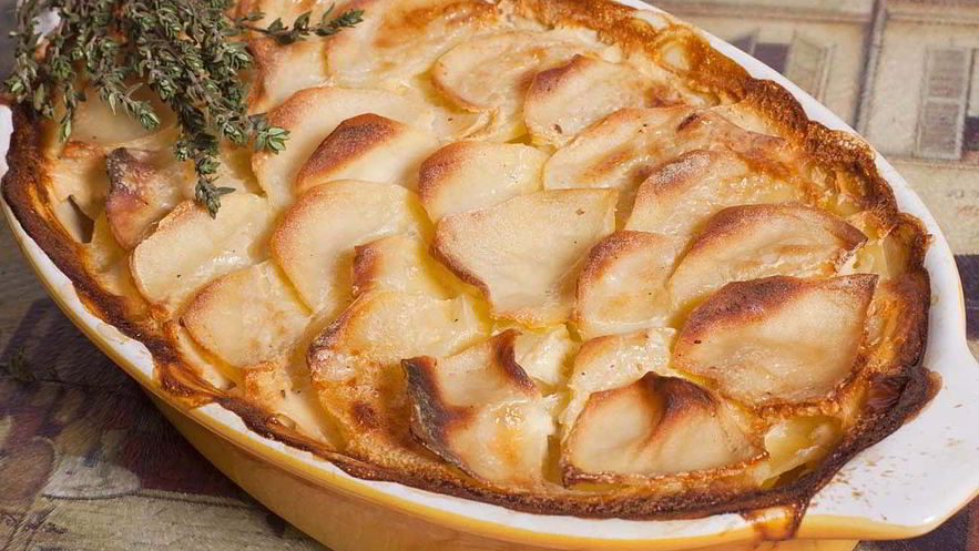 Рецепт гратен из картофеля с фаршем