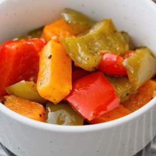 Рецепт Кабачков с перцем в духовке