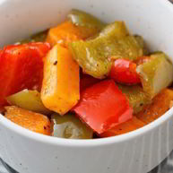 Рецепт Кабачков с перцем в духовке