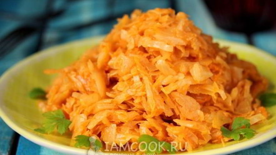 Рецепт капусты, тушеной в сметанно-томатном соусе