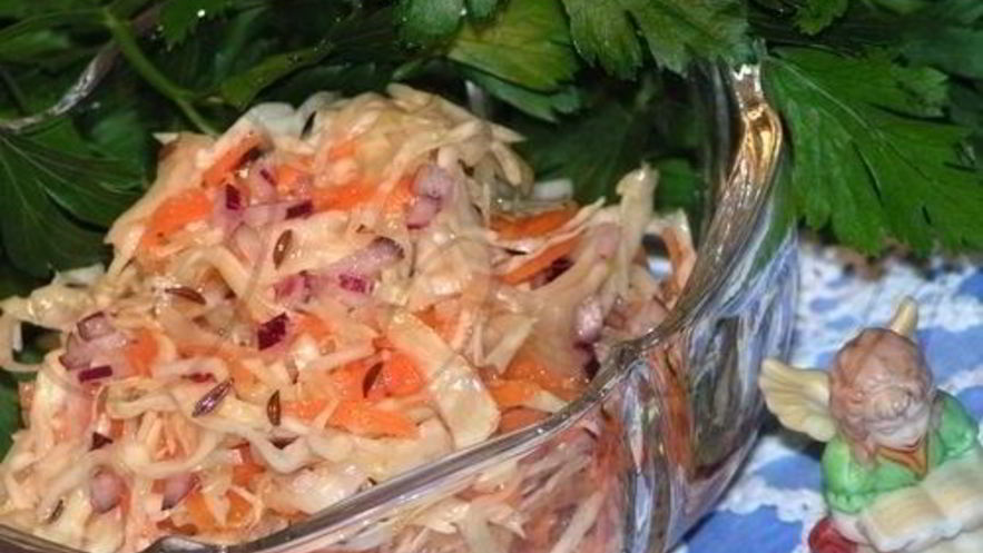 Рецепт капусты заварной на закуску
