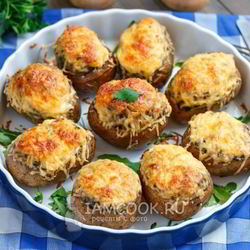 Рецепт Картофеля, фаршированного грибами